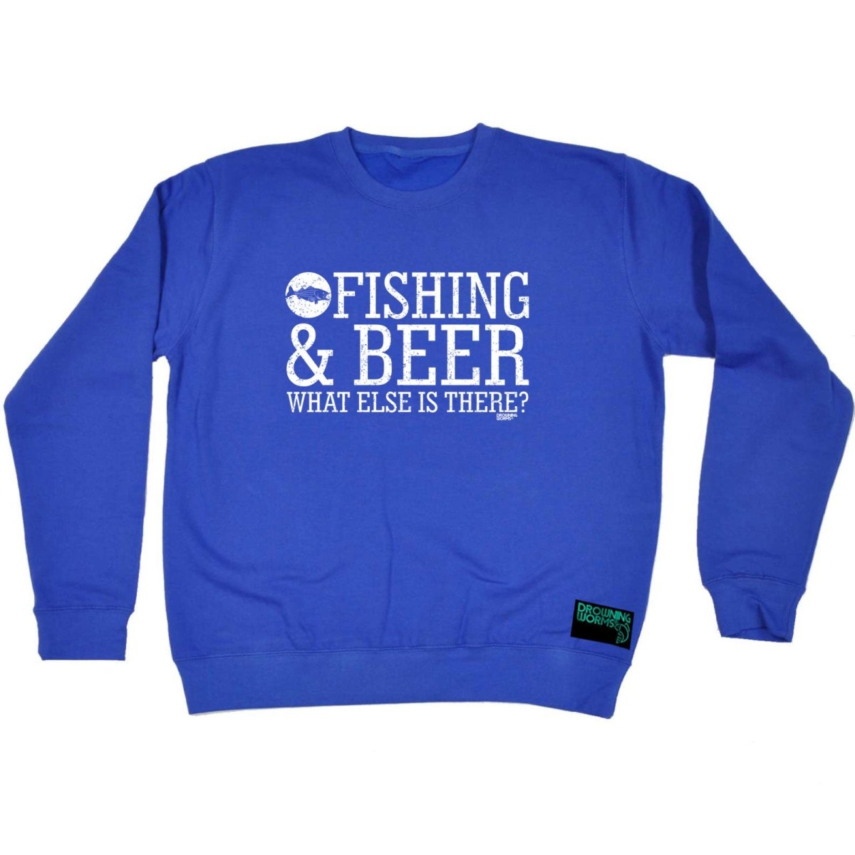 Alcohol Dw Fishing And Beer What Else Is There - Funny Novelty Sweatshirt - 123t Australia | Funny T-Shirts Mugs Novelty Gifts