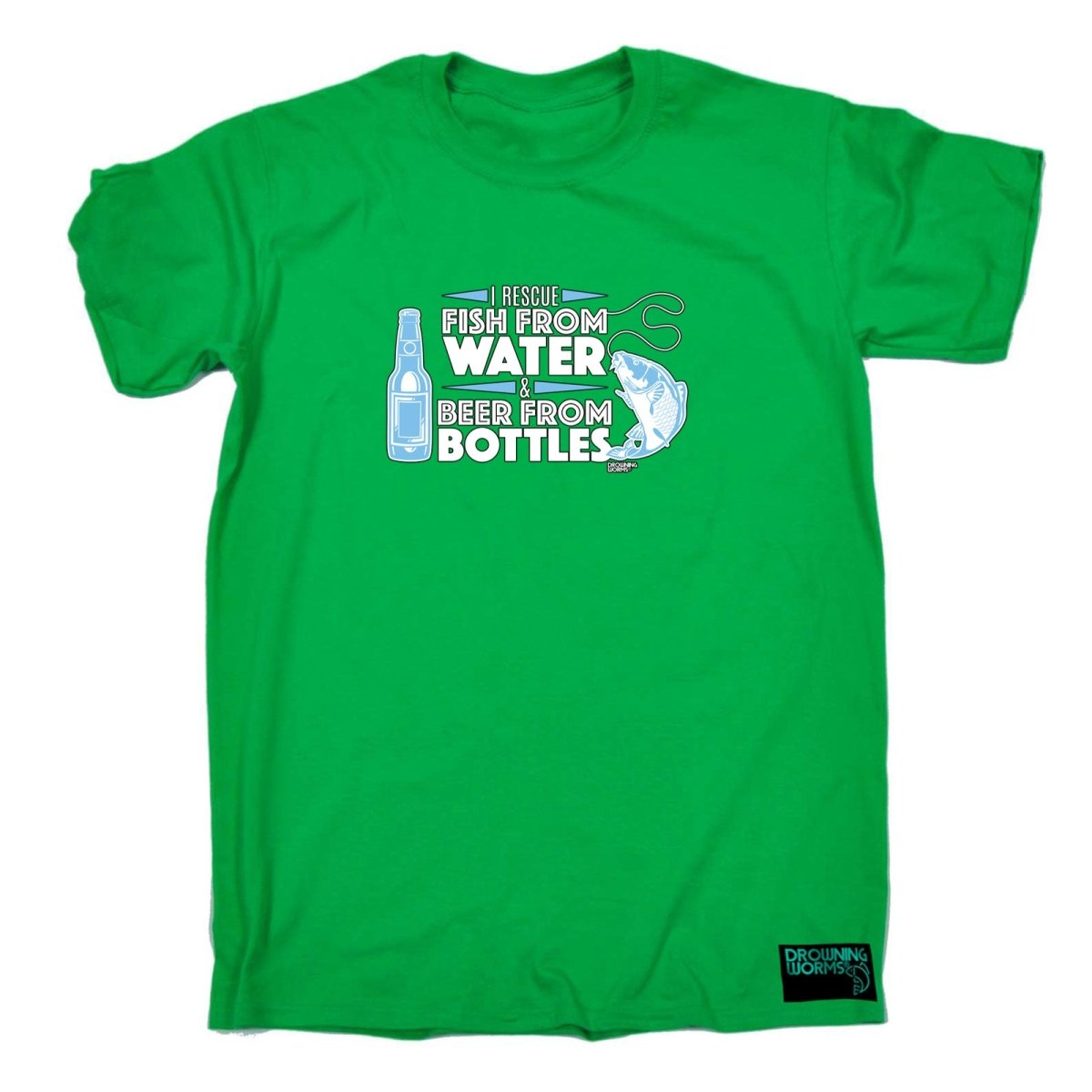 Alcohol Fishing Dw I Rescue Fish From Water And Beer - Mens Funny Novelty T-Shirt TShirt / T Shirt - 123t Australia | Funny T-Shirts Mugs Novelty Gifts