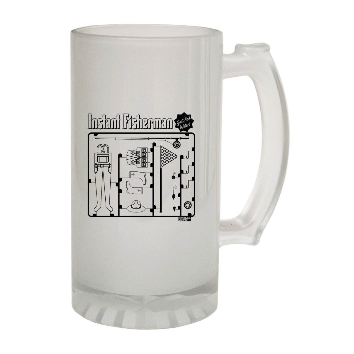Alcohol Fishing Dw Instant Fisherman - Funny Novelty Beer Stein - 123t Australia | Funny T-Shirts Mugs Novelty Gifts