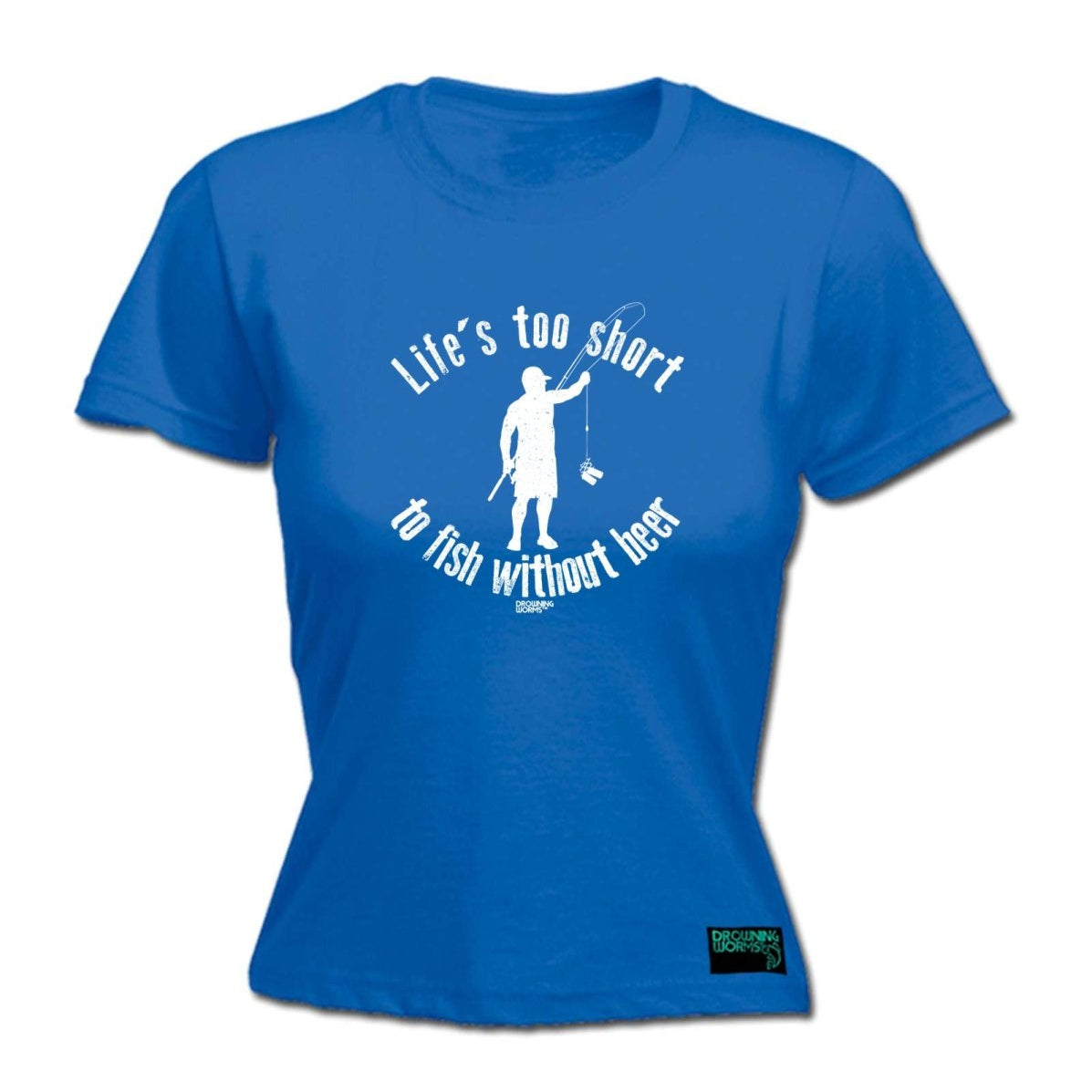 Alcohol Fishing Dw Lifes Too Short To Fish Without Beer - Funny Novelty Womens T-Shirt T Shirt Tshirt - 123t Australia | Funny T-Shirts Mugs Novelty Gifts