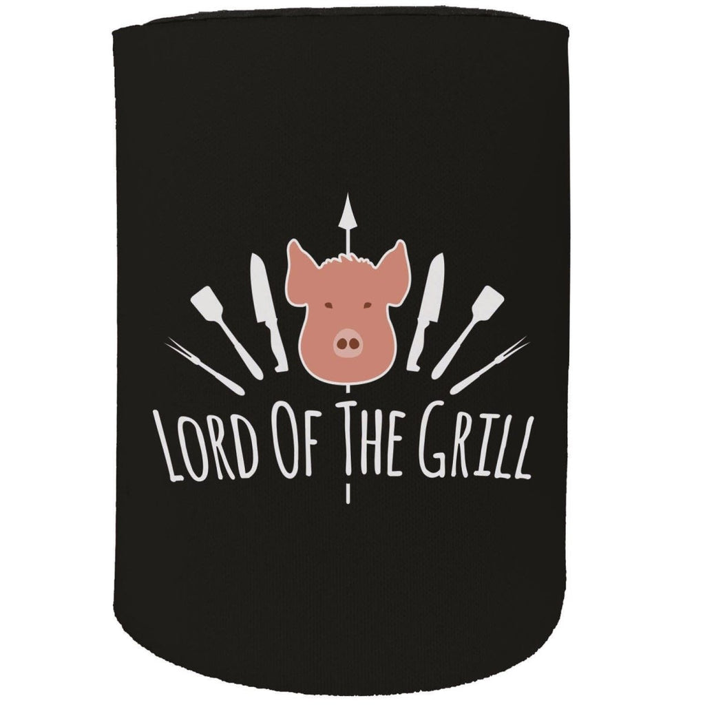 Alcohol Food Stubby Holder - Lord Of The Grill Bbq Cooking Chef - Funny Novelty Birthday Gift Joke Beer - 123t Australia | Funny T-Shirts Mugs Novelty Gifts