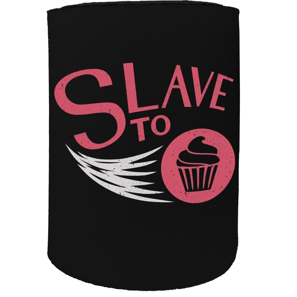 Alcohol Food Stubby Holder - Slave To Cupcake - Funny Novelty Birthday Gift Joke Beer Can Bottle - 123t Australia | Funny T-Shirts Mugs Novelty Gifts