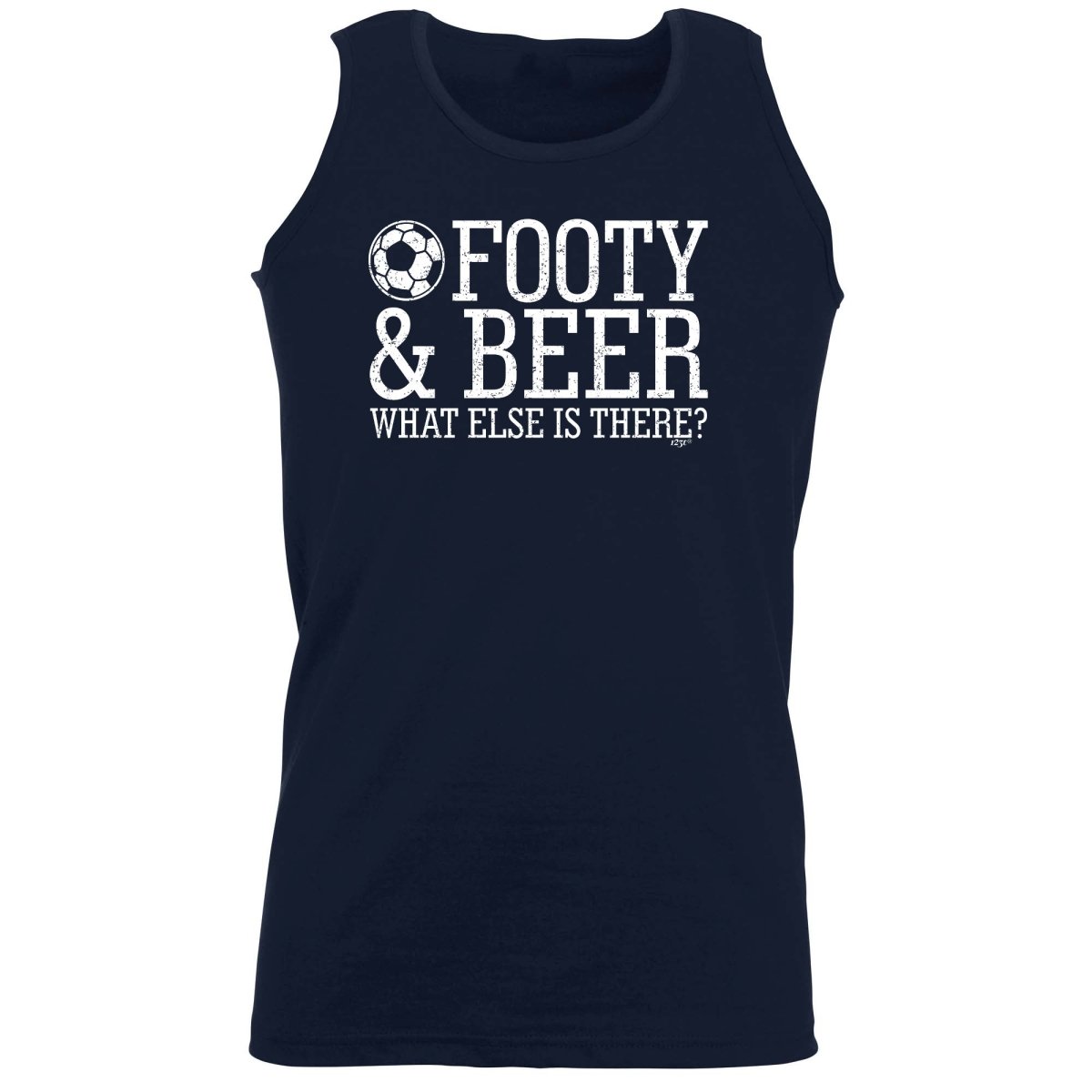 Alcohol Football And Beer What Else Is There - Funny Novelty Vest Singlet Unisex Tank Top - 123t Australia | Funny T-Shirts Mugs Novelty Gifts
