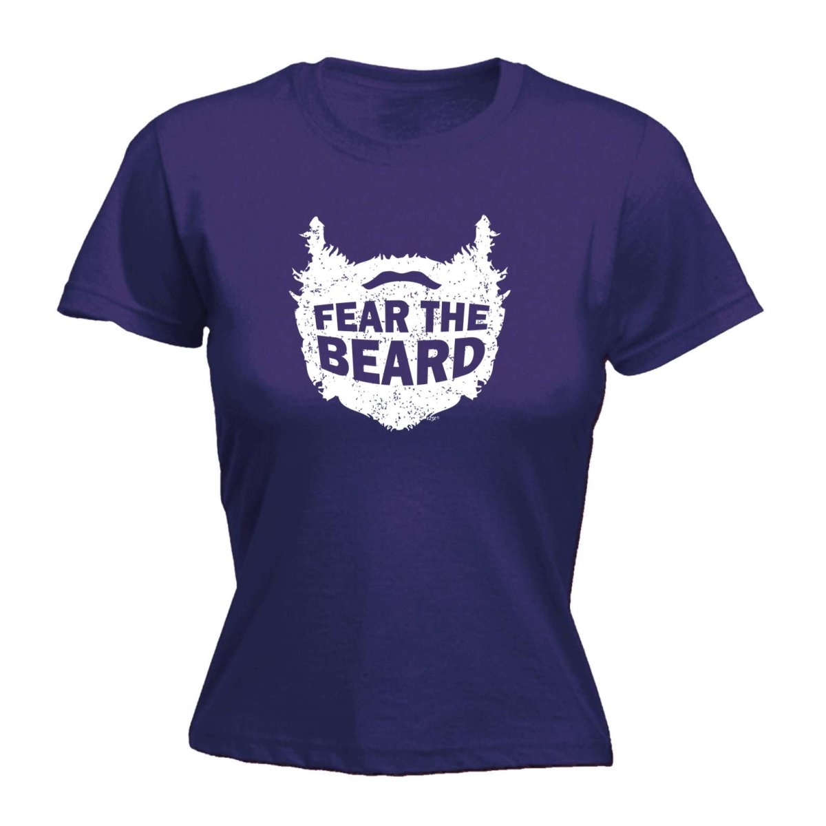 Animal Fear The Beard - Funny Novelty Womens T-Shirt T Shirt Tshirt - 123t Australia | Funny T-Shirts Mugs Novelty Gifts