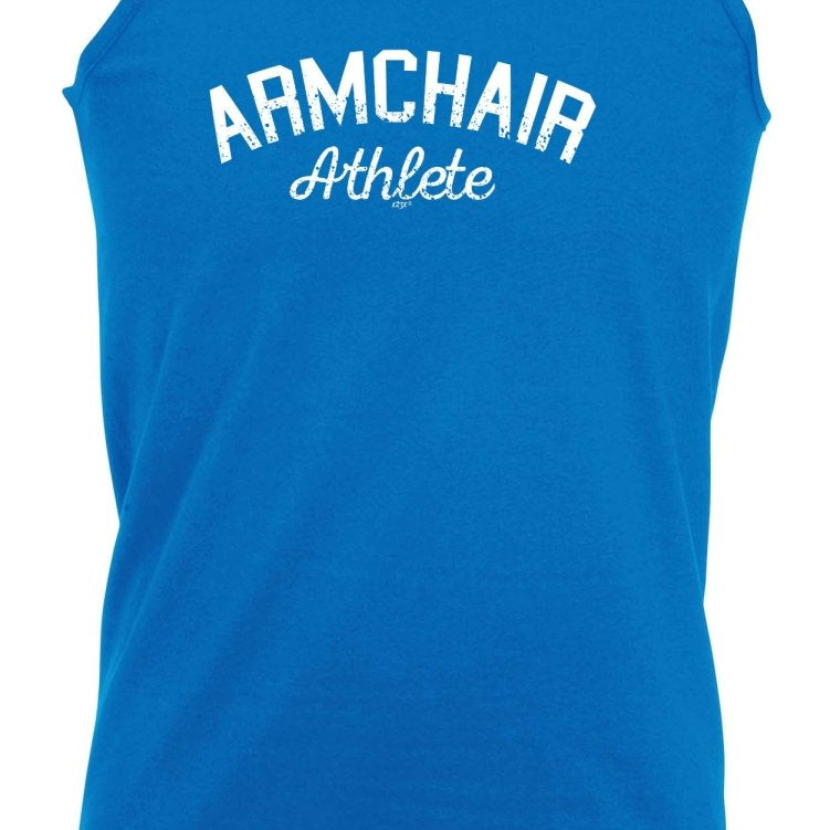 Armchair Athlete - Funny Novelty Vest Singlet Unisex Tank Top - 123t Australia | Funny T-Shirts Mugs Novelty Gifts
