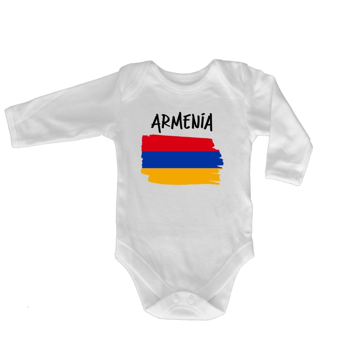 Armenia Country Flag Nationality - Babygrow Baby - 123t Australia | Funny T-Shirts Mugs Novelty Gifts