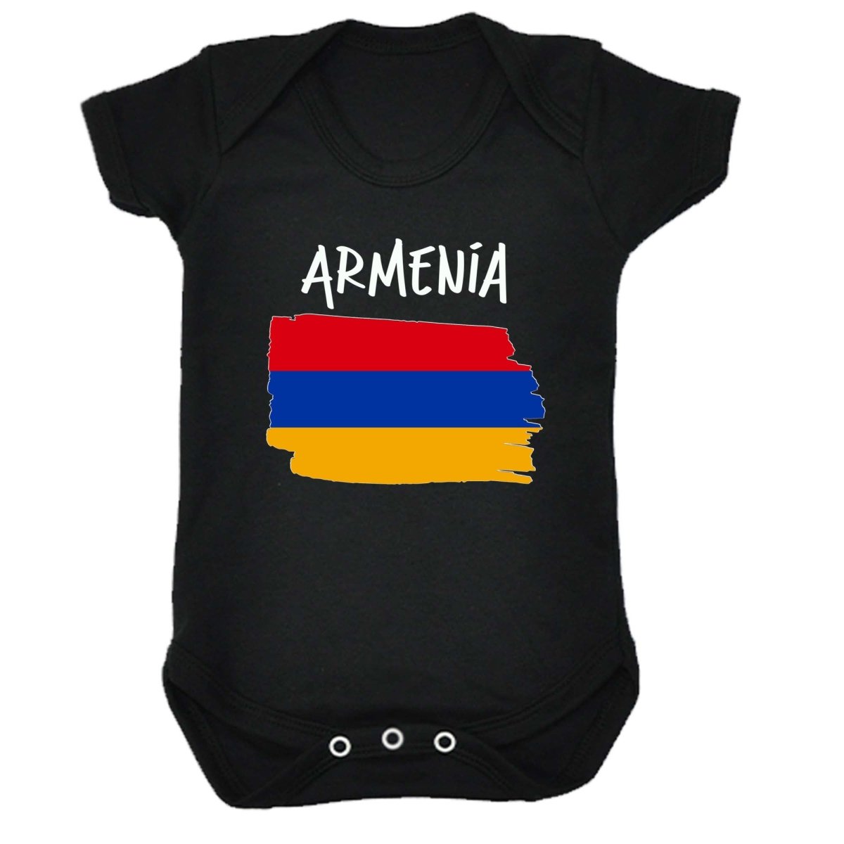 Armenia Country Flag Nationality - Babygrow Baby - 123t Australia | Funny T-Shirts Mugs Novelty Gifts