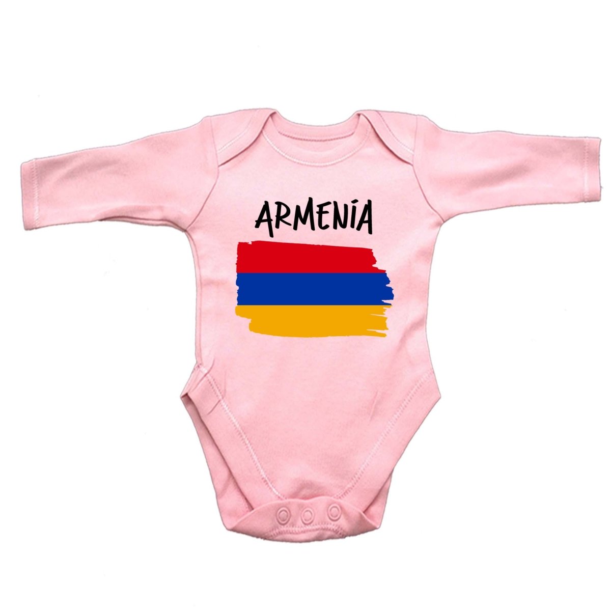 Armenia Country Flag Nationality - Babygrow Baby - 123t Australia | Funny T-Shirts Mugs Novelty Gifts