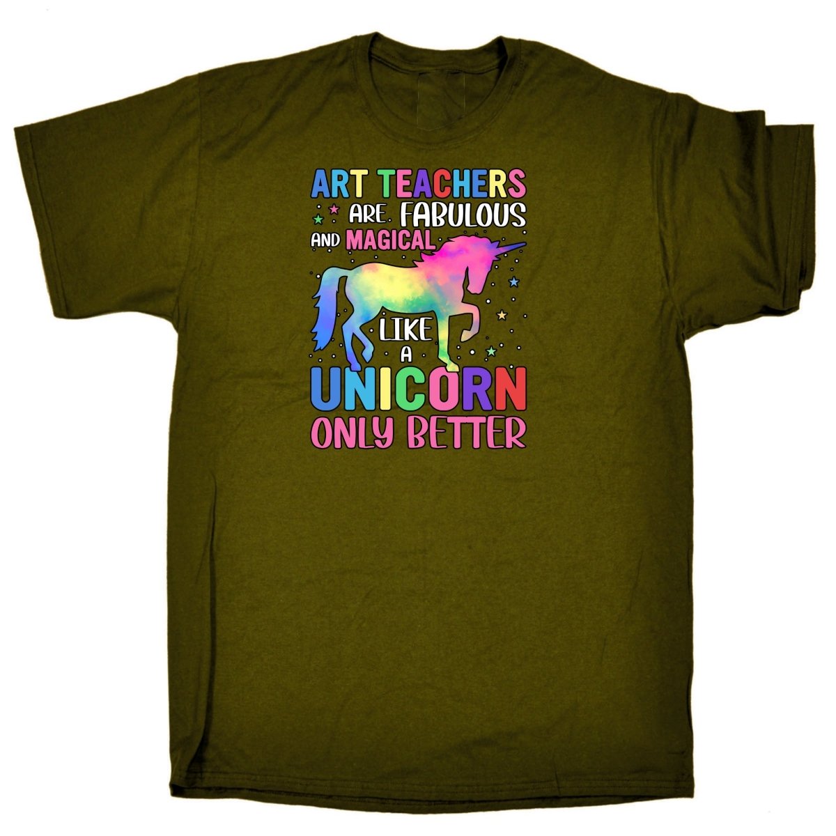 Art Teachers Fabulous And Magical Like Unicorns - Mens Funny T-Shirt Tshirts Tee Shirt - 123t Australia | Funny T-Shirts Mugs Novelty Gifts