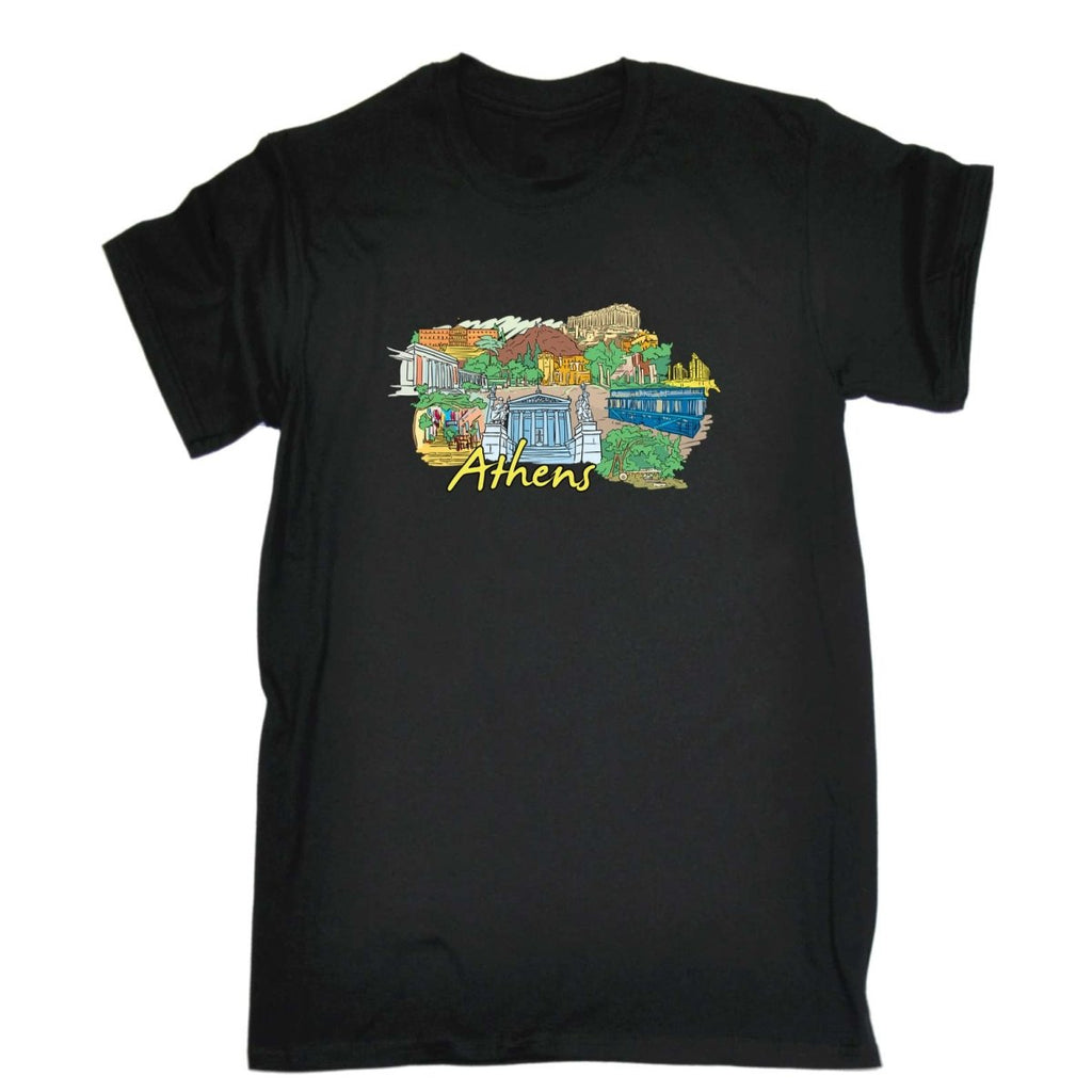 Arthens Greece Country Flag Destination - Mens Funny T-Shirt Tshirts - 123t Australia | Funny T-Shirts Mugs Novelty Gifts