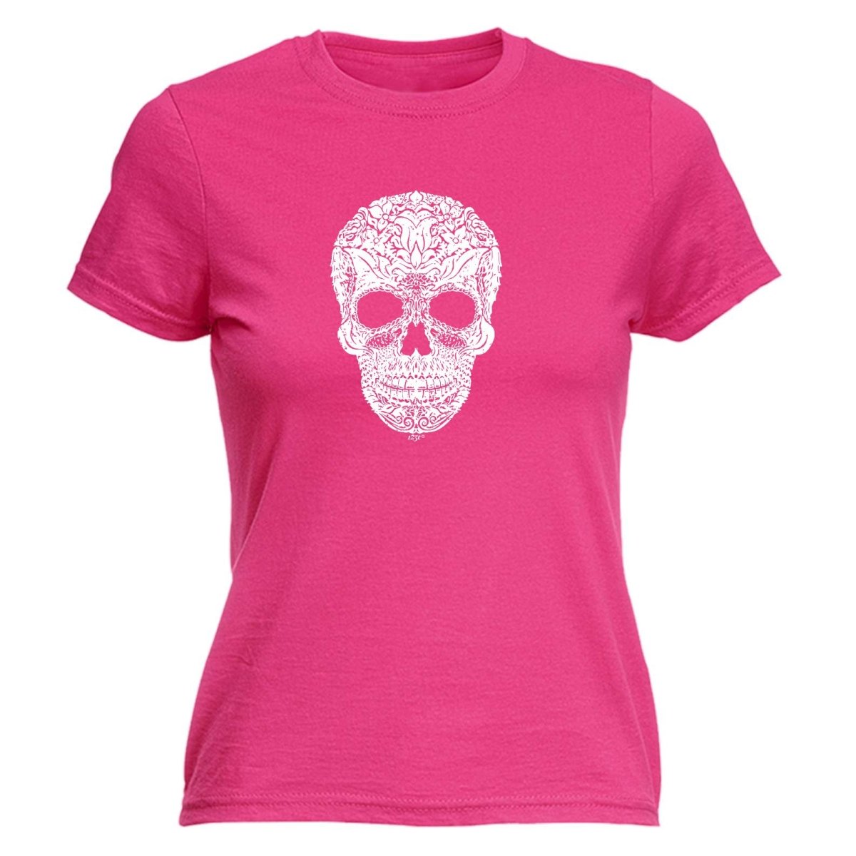 Artistic Skull - Funny Novelty Womens T-Shirt T Shirt Tshirt - 123t Australia | Funny T-Shirts Mugs Novelty Gifts