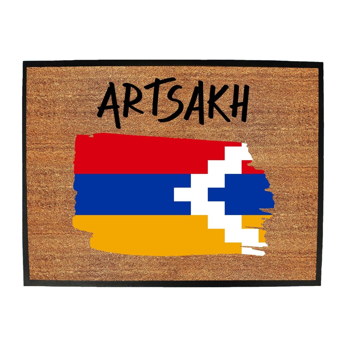 Artsakh Country Flag Nationality - Novelty Doormat - 123t Australia | Funny T-Shirts Mugs Novelty Gifts