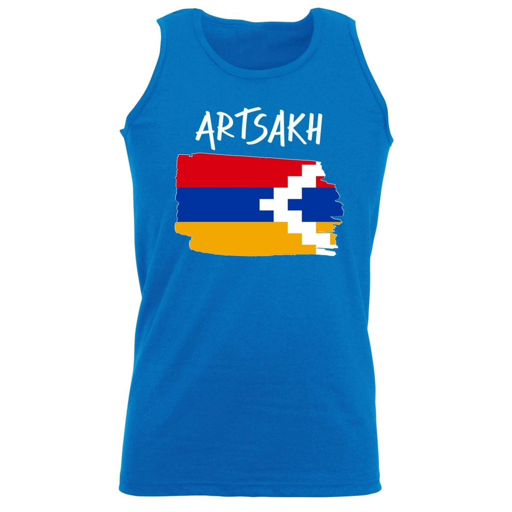 Artsakh Country Flag Nationality - Vest Singlet Unisex Tank Top - 123t Australia | Funny T-Shirts Mugs Novelty Gifts