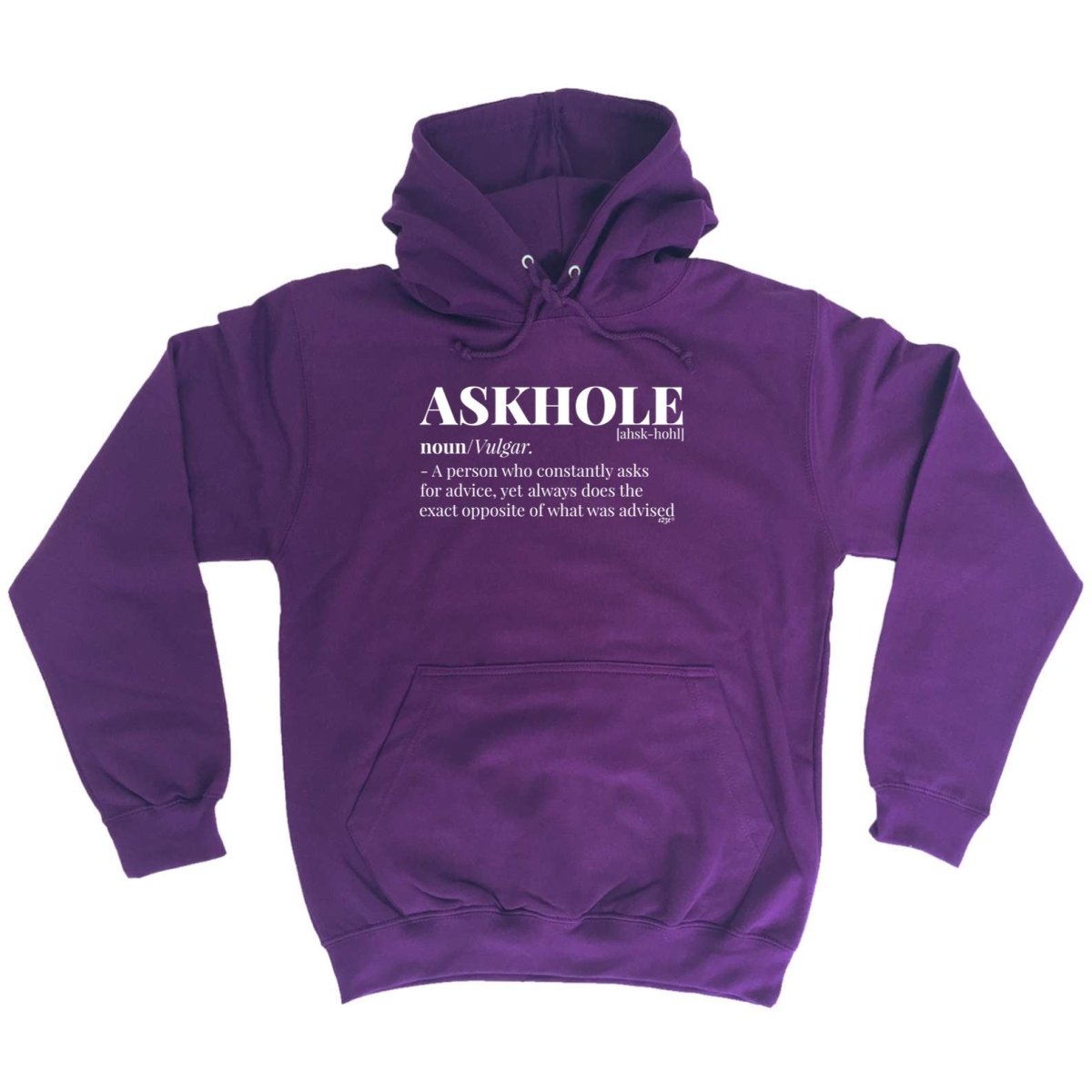 Askhole Noun - Funny Novelty Hoodies Hoodie - 123t Australia | Funny T-Shirts Mugs Novelty Gifts