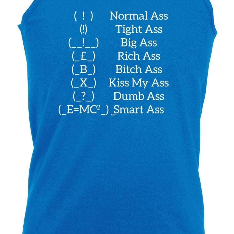 Ass Types - Funny Novelty Vest Singlet Unisex Tank Top - 123t Australia | Funny T-Shirts Mugs Novelty Gifts