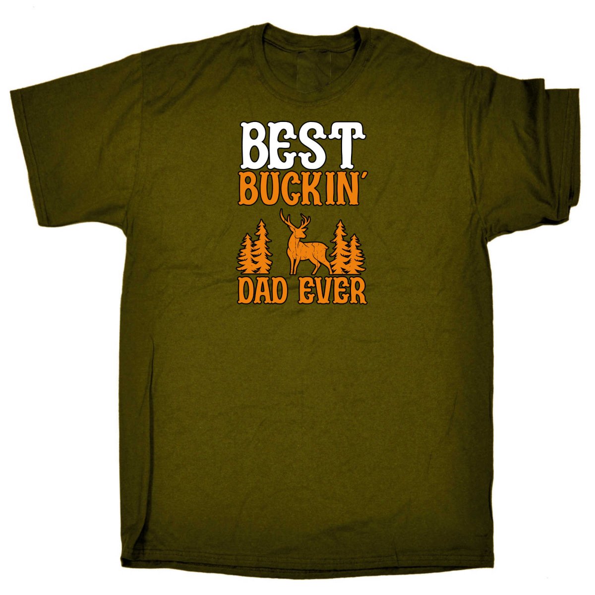Best Buckin Dad Ever Deer - Mens Funny T-Shirt Tshirts - 123t Australia | Funny T-Shirts Mugs Novelty Gifts