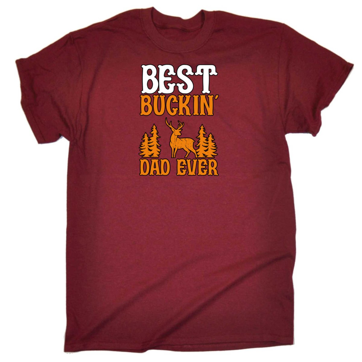 Best Buckin Dad Ever Deer - Mens Funny T-Shirt Tshirts - 123t Australia | Funny T-Shirts Mugs Novelty Gifts