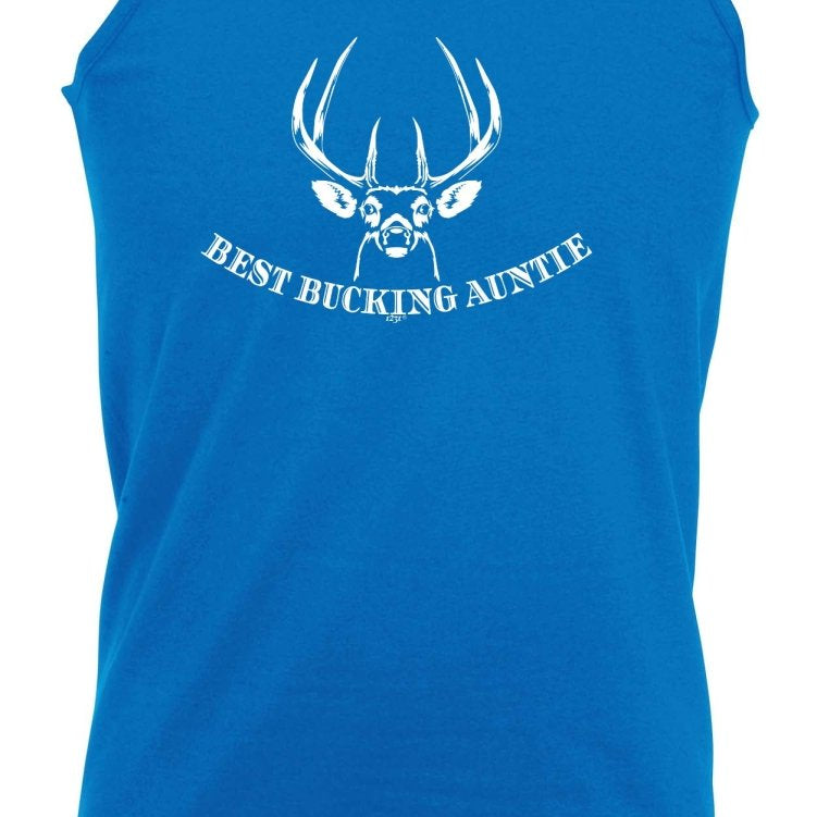 Best Bucking Auntie - Funny Novelty Vest Singlet Unisex Tank Top - 123t Australia | Funny T-Shirts Mugs Novelty Gifts
