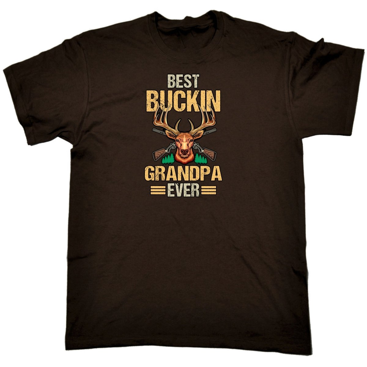 Best Bucking Grandpa Ever - Mens Funny T-Shirt Tshirts Tee Shirt - 123t Australia | Funny T-Shirts Mugs Novelty Gifts