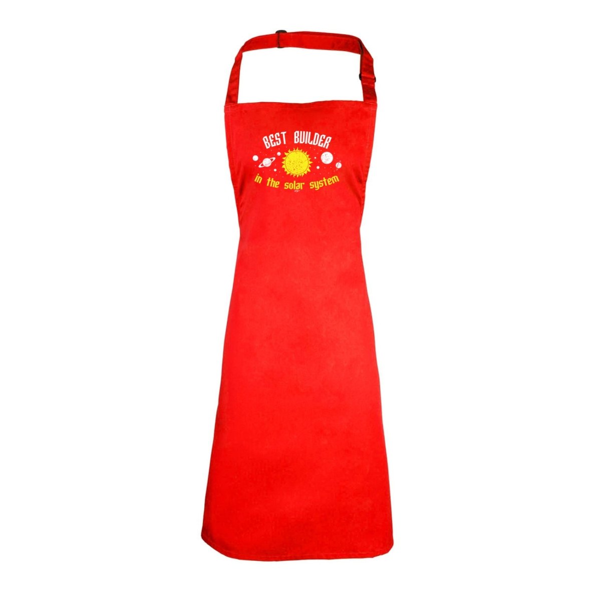 Best Builder Solar System - Funny Novelty Kitchen Adult Apron - 123t Australia | Funny T-Shirts Mugs Novelty Gifts