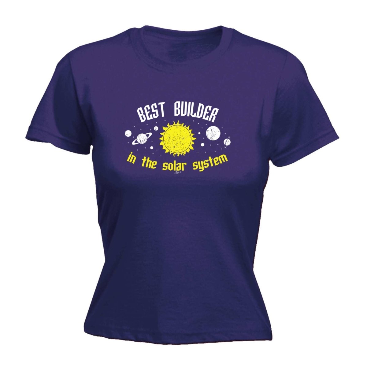 Best Builder Solar System - Funny Novelty Womens T-Shirt T Shirt Tshirt - 123t Australia | Funny T-Shirts Mugs Novelty Gifts