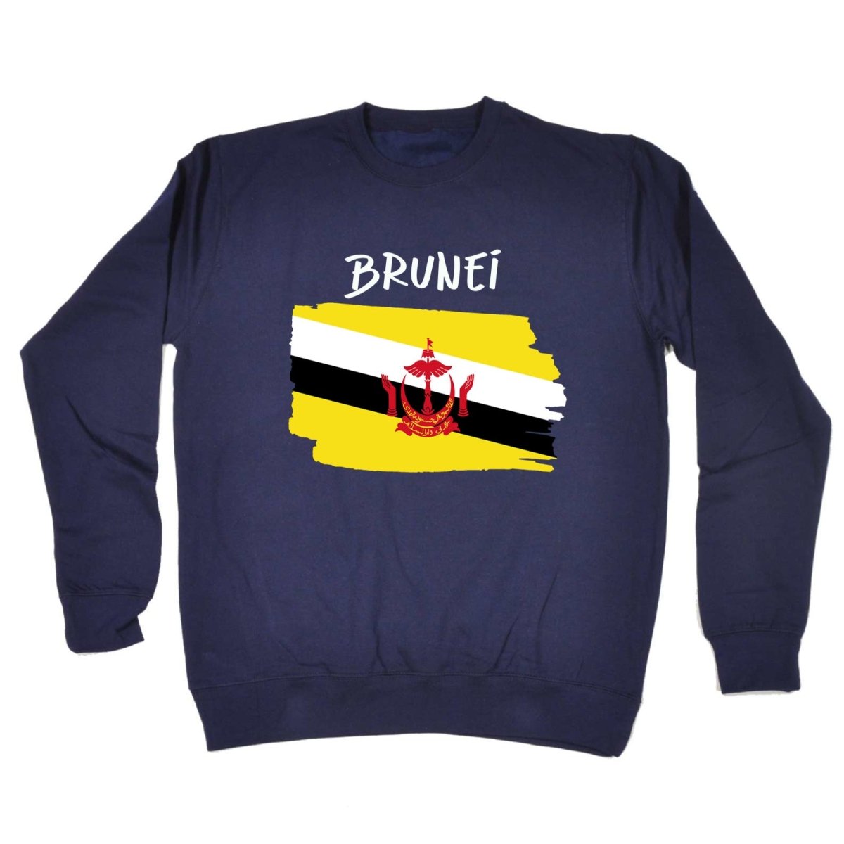 Brunei Country Flag Nationality - Sweatshirt - 123t Australia | Funny T-Shirts Mugs Novelty Gifts