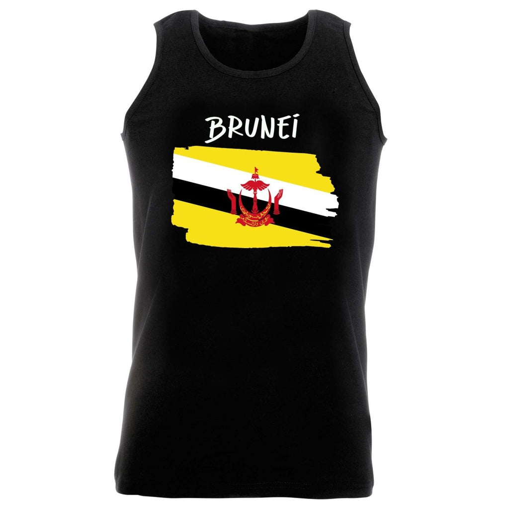 Brunei Country Flag Nationality - Vest Singlet Unisex Tank Top - 123t Australia | Funny T-Shirts Mugs Novelty Gifts