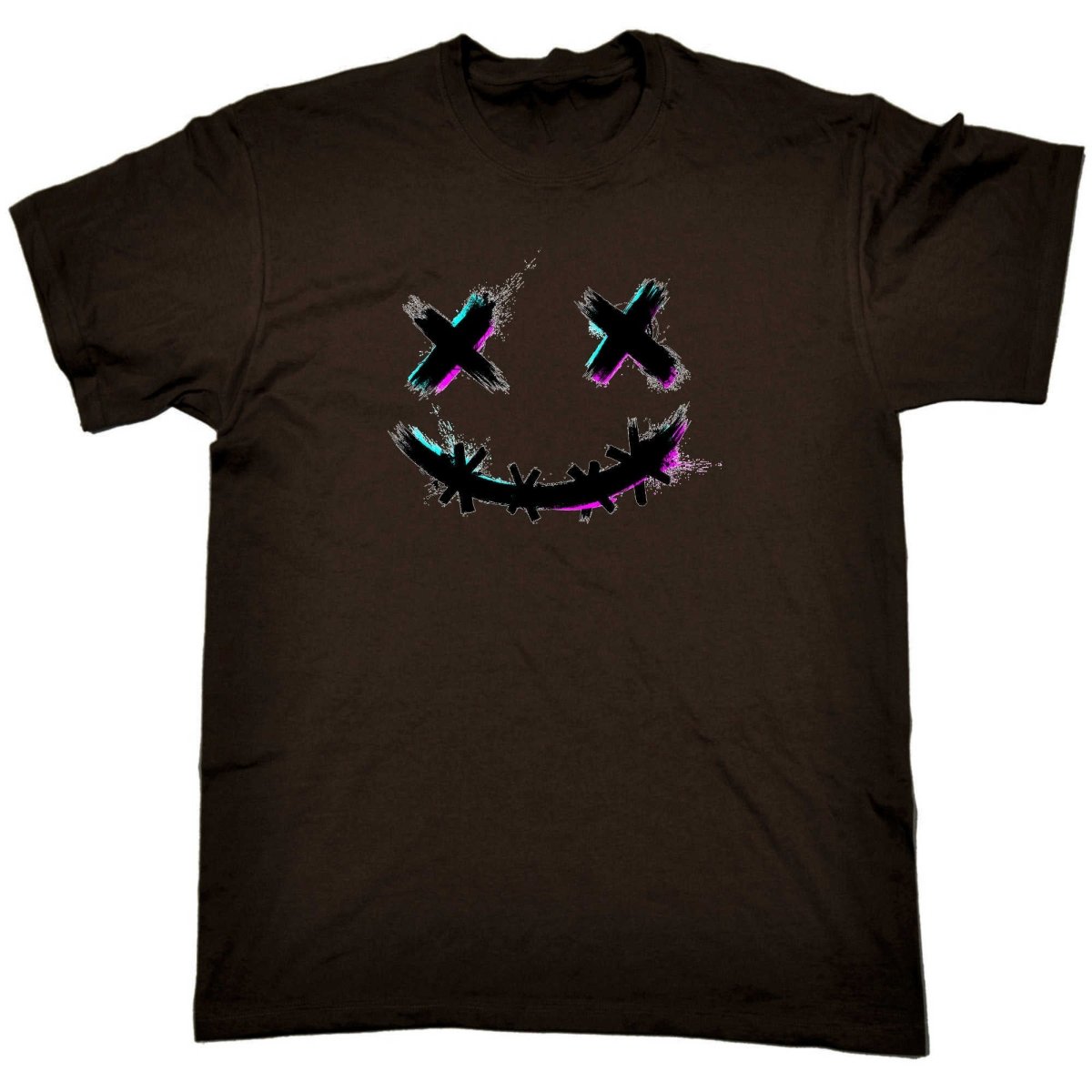 Brush Stroke Smile Fashion - Mens Funny T-Shirt Tshirts - 123t Australia | Funny T-Shirts Mugs Novelty Gifts