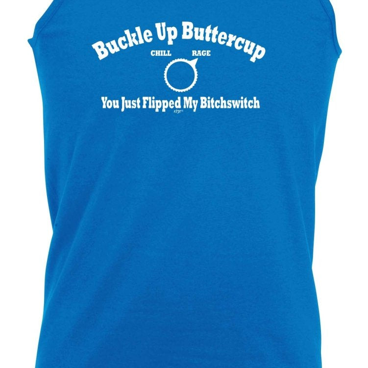 Buckle Up Buttercup - Funny Novelty Vest Singlet Unisex Tank Top - 123t Australia | Funny T-Shirts Mugs Novelty Gifts