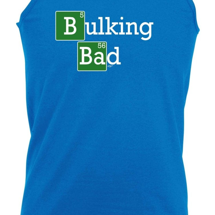 Bulking Bad - Funny Novelty Vest Singlet Unisex Tank Top - 123t Australia | Funny T-Shirts Mugs Novelty Gifts
