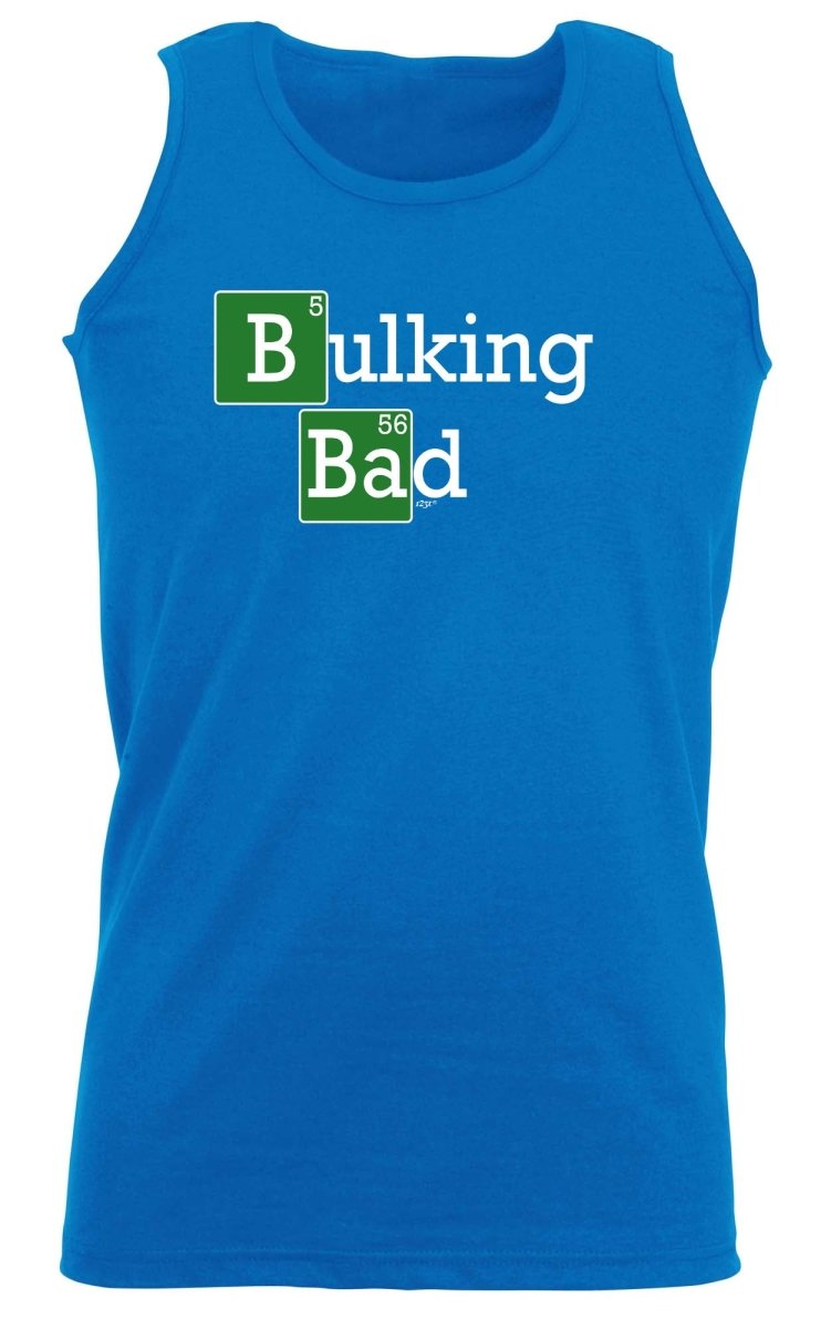 Bulking Bad - Funny Novelty Vest Singlet Unisex Tank Top - 123t Australia | Funny T-Shirts Mugs Novelty Gifts