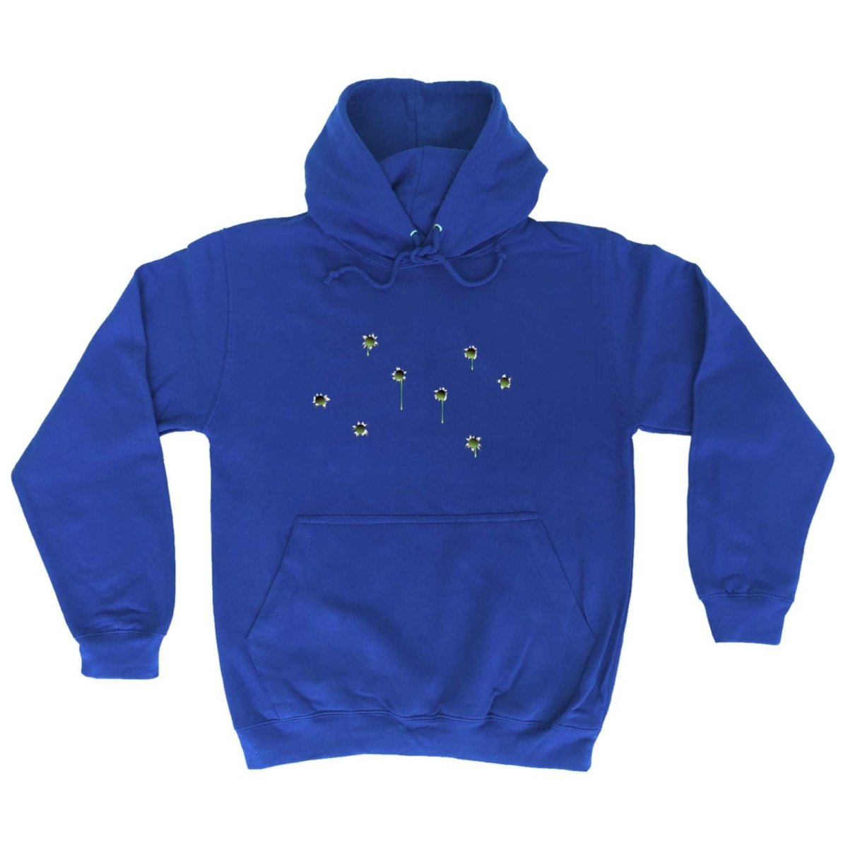 Bullet Holes Green - Funny Novelty Hoodies Hoodie - 123t Australia | Funny T-Shirts Mugs Novelty Gifts