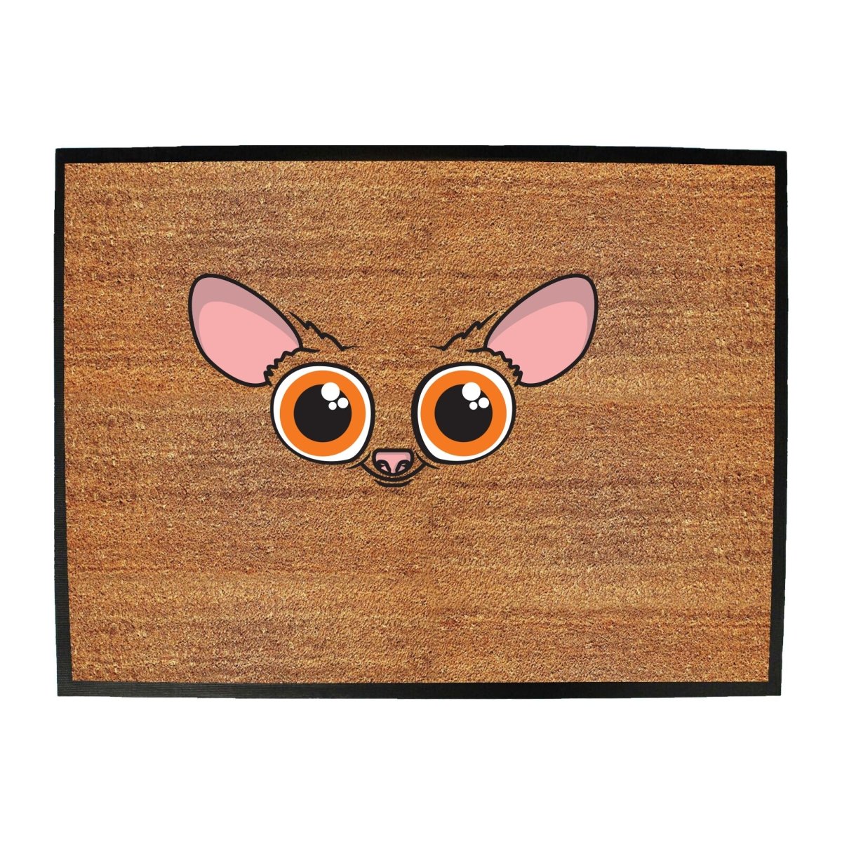 Bush Baby Animal Face Ani Mates - Funny Novelty Doormat Man Cave Floor mat - 123t Australia | Funny T-Shirts Mugs Novelty Gifts