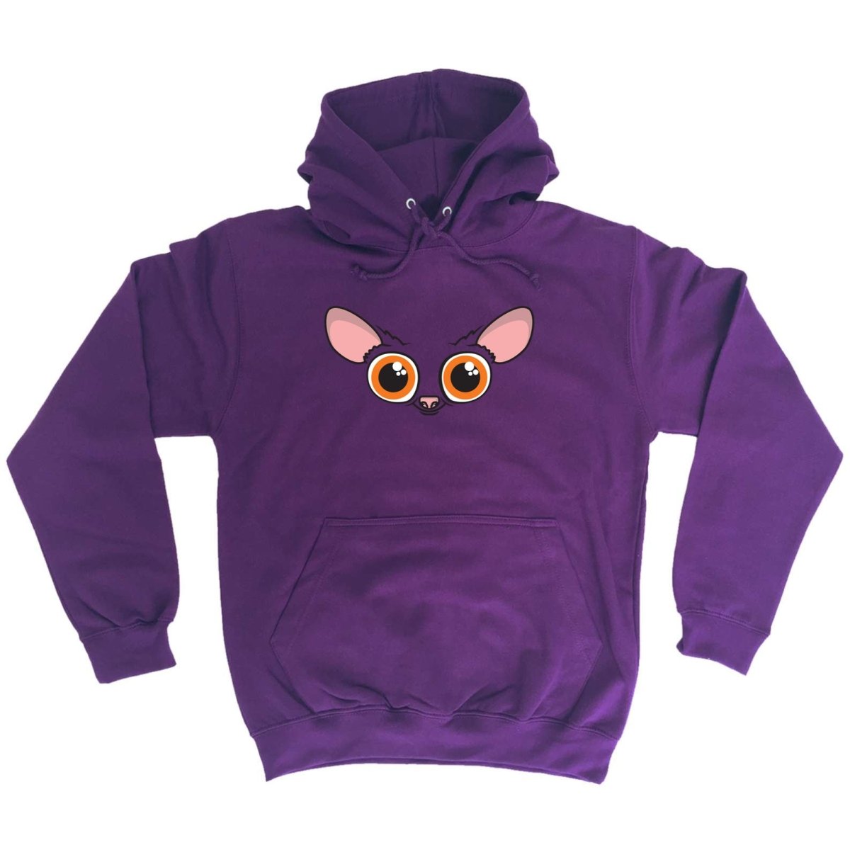 Bush Baby Animal Face Ani Mates - Funny Novelty Hoodies Hoodie - 123t Australia | Funny T-Shirts Mugs Novelty Gifts