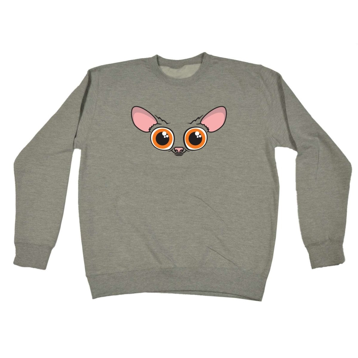 Bush Baby Animal Face Ani Mates - Funny Novelty Sweatshirt - 123t Australia | Funny T-Shirts Mugs Novelty Gifts
