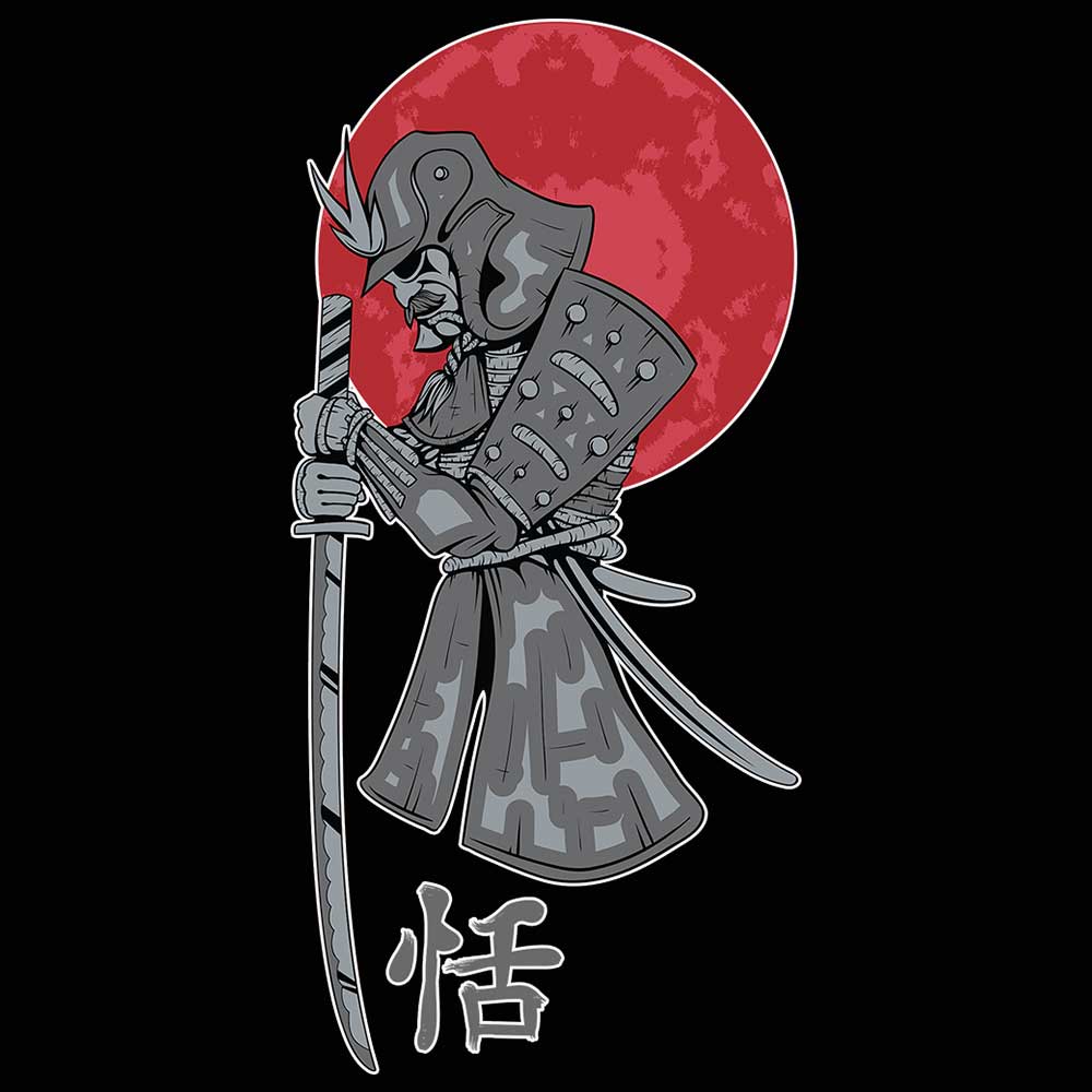 Bushi Sword Sunset Fashion - Mens Funny T-Shirt Tshirts - 123t Australia | Funny T-Shirts Mugs Novelty Gifts