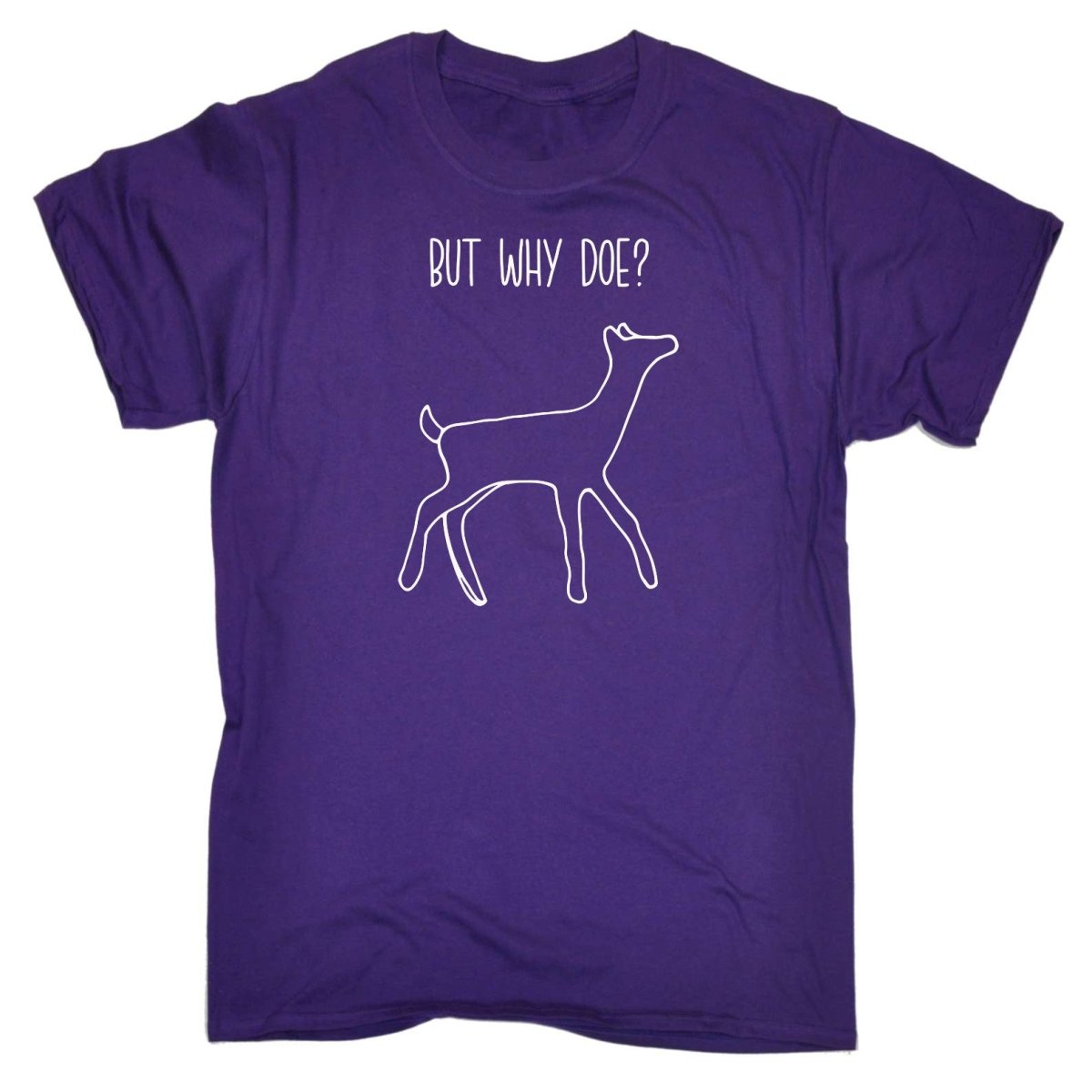 But Why Doe Deer - Mens Funny T-Shirt Tshirts Tee Shirt - 123t Australia | Funny T-Shirts Mugs Novelty Gifts