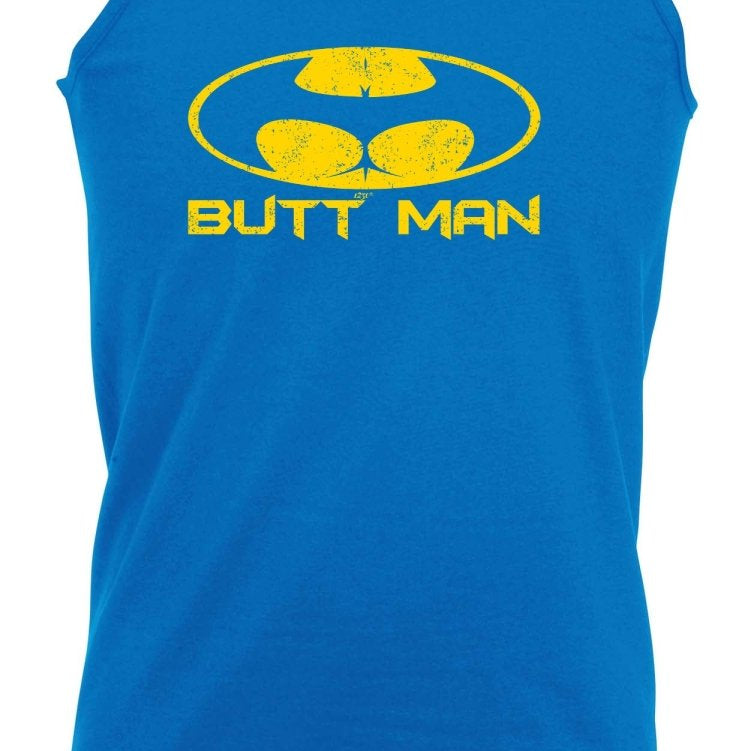 Butt Man - Funny Novelty Vest Singlet Unisex Tank Top - 123t Australia | Funny T-Shirts Mugs Novelty Gifts
