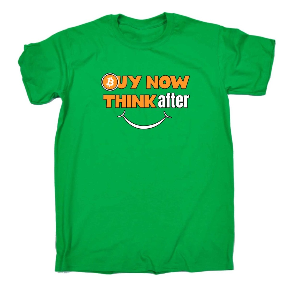 Buy Now Bitcoin Think After And Smile - Mens Funny T-Shirt Tshirts - 123t Australia | Funny T-Shirts Mugs Novelty Gifts
