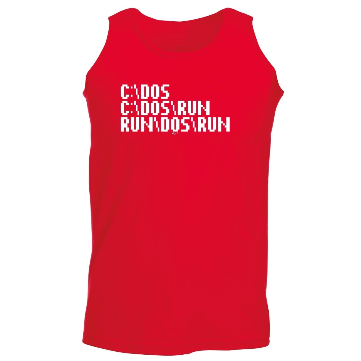 C Dos Run Computer - Funny Novelty Vest Singlet Unisex Tank Top - 123t Australia | Funny T-Shirts Mugs Novelty Gifts