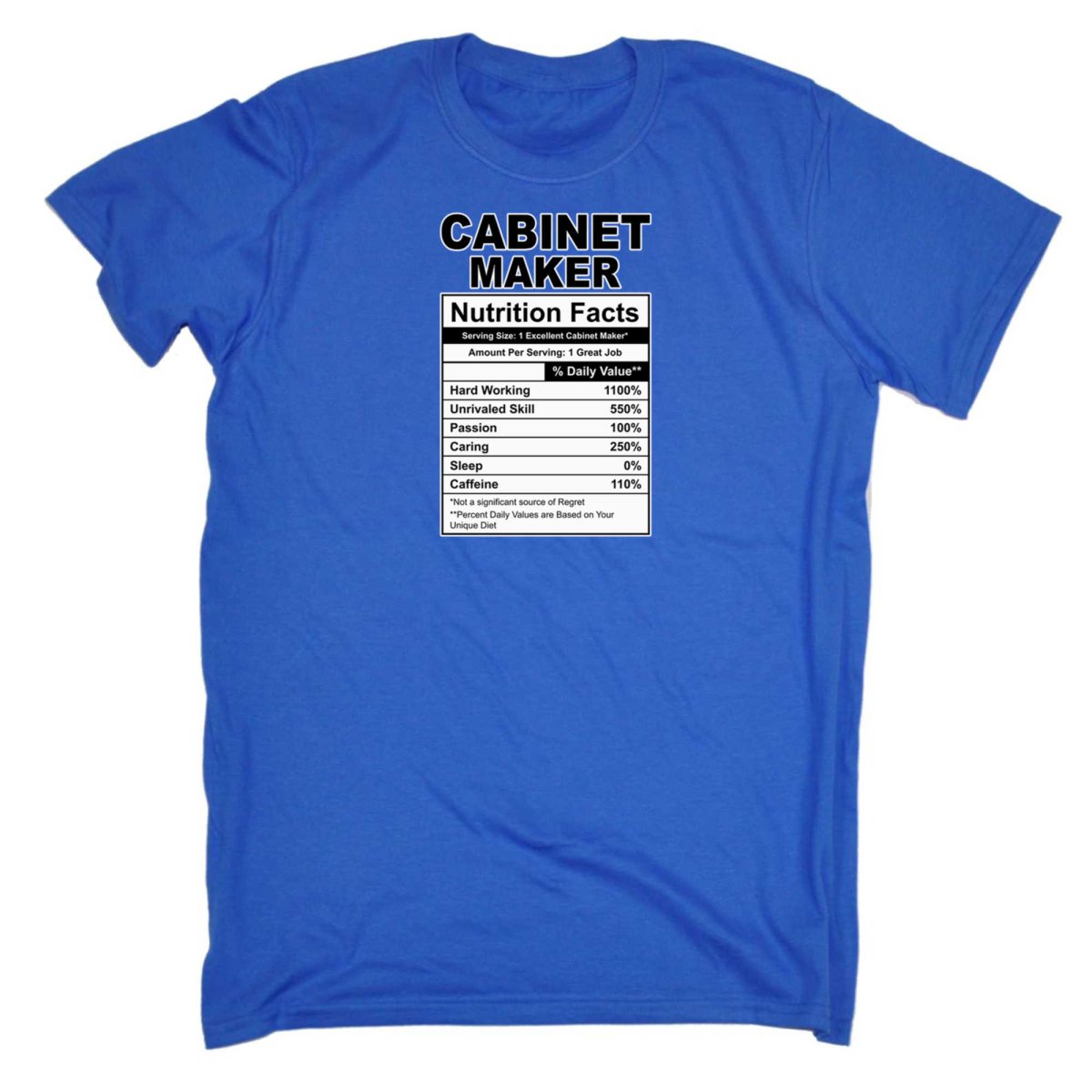 Cabinet Maker Nutrition Facts - Mens Funny T-Shirt Tshirts - 123t Australia | Funny T-Shirts Mugs Novelty Gifts
