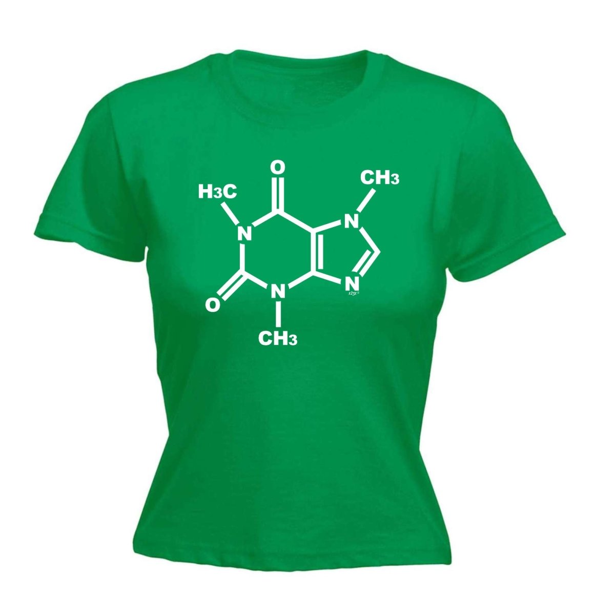 Caffeine Chemical - Funny Novelty Womens T-Shirt T Shirt Tshirt - 123t Australia | Funny T-Shirts Mugs Novelty Gifts