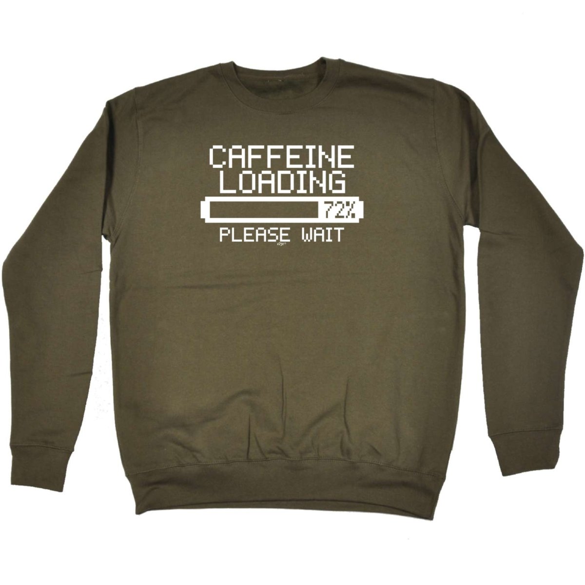 Caffeine Loading - Funny Novelty Sweatshirt - 123t Australia | Funny T-Shirts Mugs Novelty Gifts