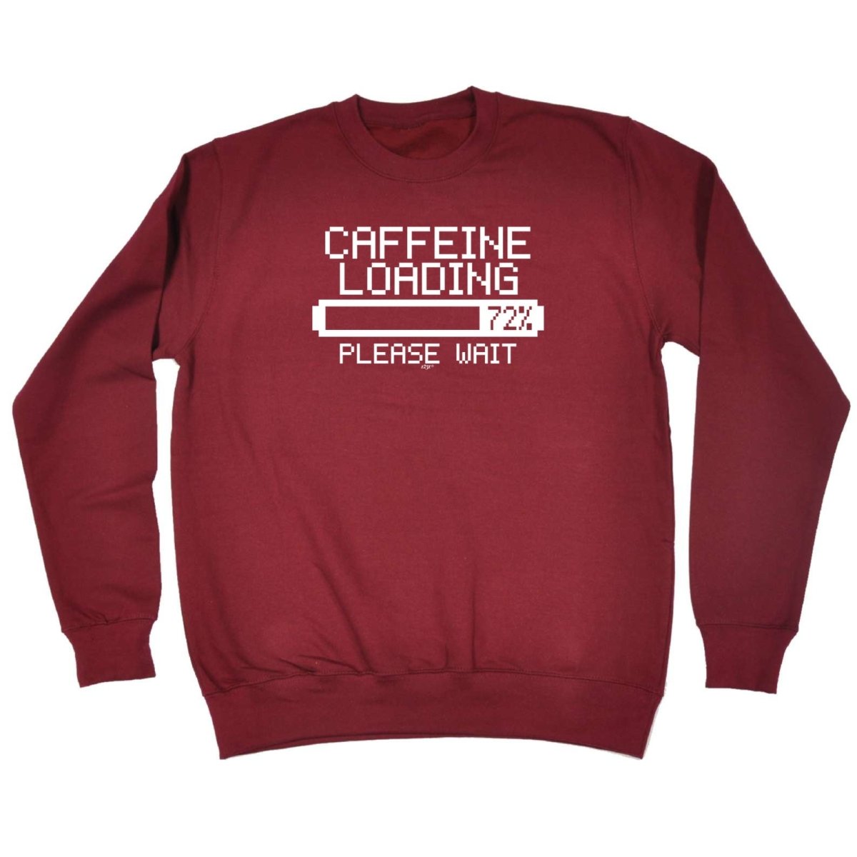 Caffeine Loading - Funny Novelty Sweatshirt - 123t Australia | Funny T-Shirts Mugs Novelty Gifts