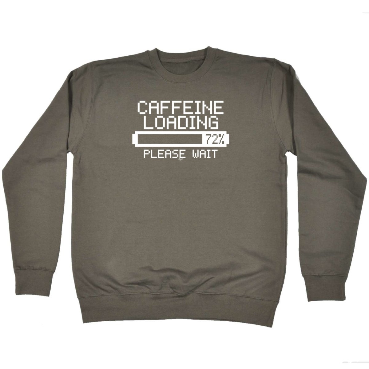 Caffeine Loading - Funny Novelty Sweatshirt - 123t Australia | Funny T-Shirts Mugs Novelty Gifts