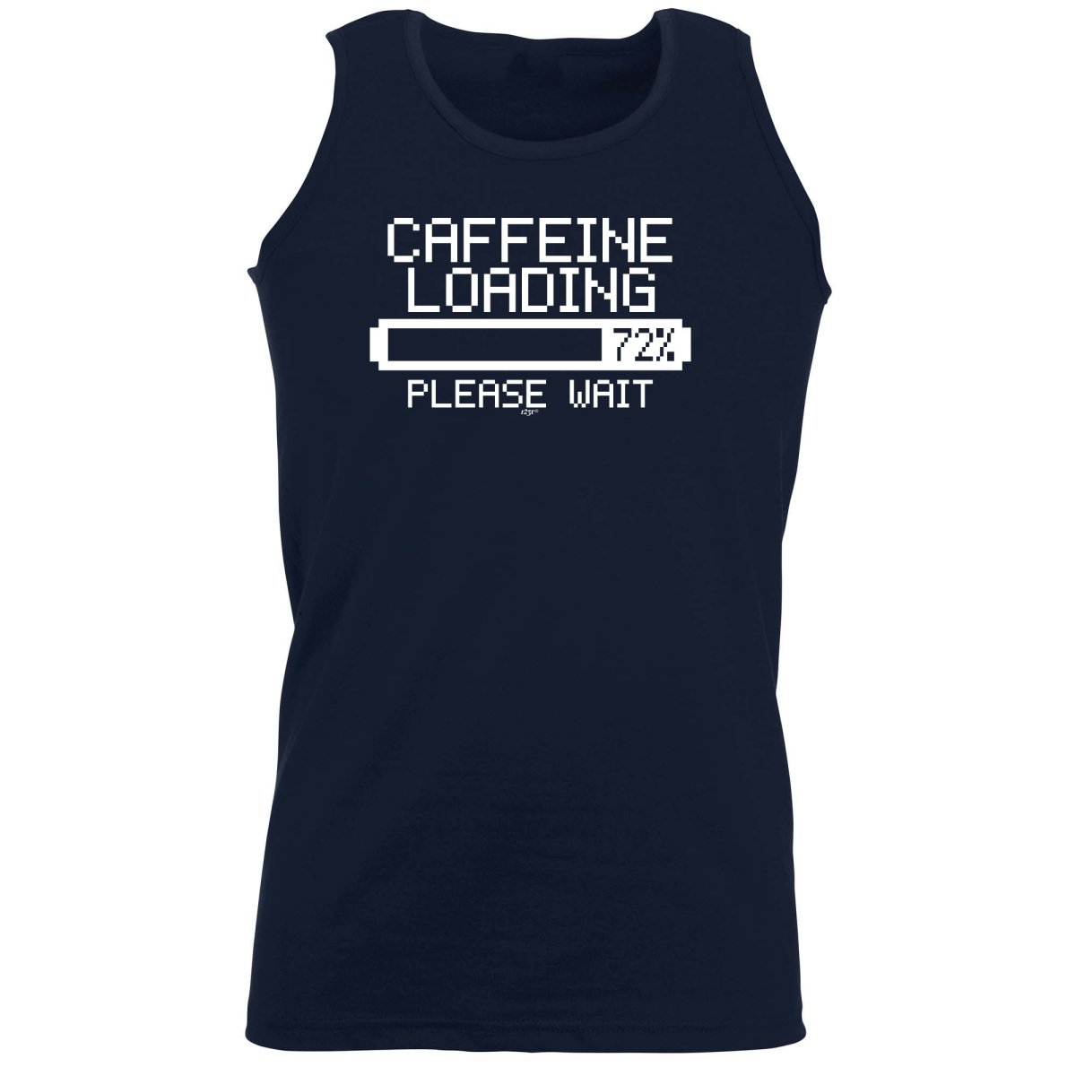 Caffeine Loading - Funny Novelty Vest Singlet Unisex Tank Top - 123t Australia | Funny T-Shirts Mugs Novelty Gifts