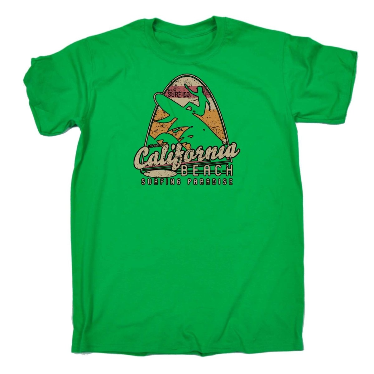 California Beach Surfing Paradise Surf - Mens Funny T-Shirt Tshirts - 123t Australia | Funny T-Shirts Mugs Novelty Gifts