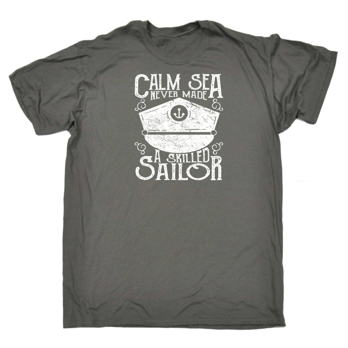 Calm Sea Skilled Sailor - Mens Funny T-Shirt Tshirts - 123t Australia | Funny T-Shirts Mugs Novelty Gifts