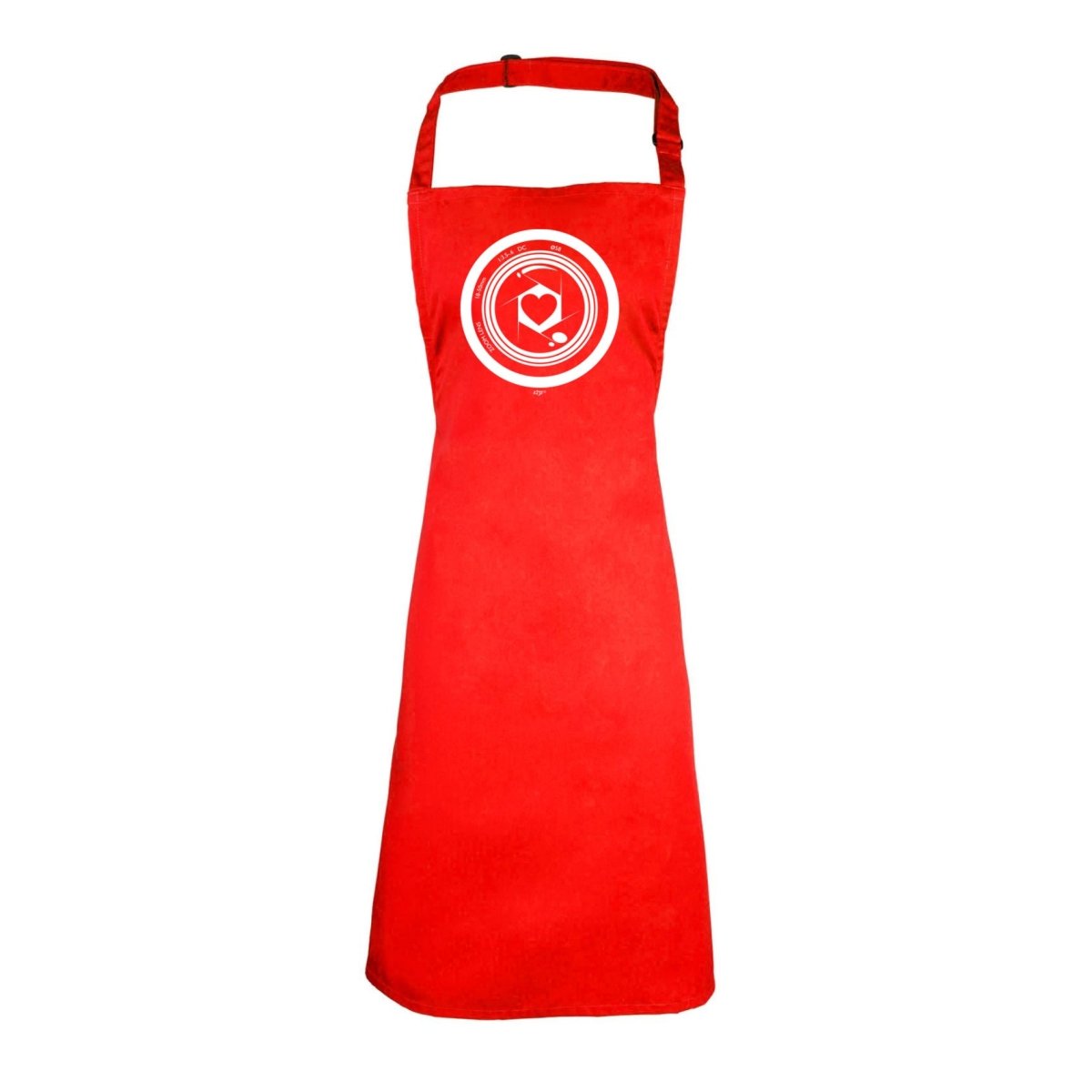 Camera Heart - Funny Novelty Kitchen Adult Apron - 123t Australia | Funny T-Shirts Mugs Novelty Gifts