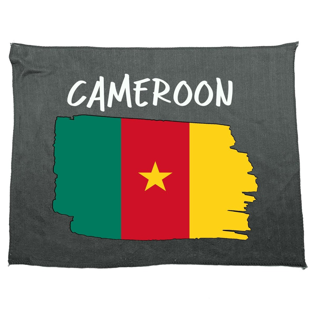 Cameroon Country Flag Nationality - Gym Sports Towel - 123t Australia | Funny T-Shirts Mugs Novelty Gifts